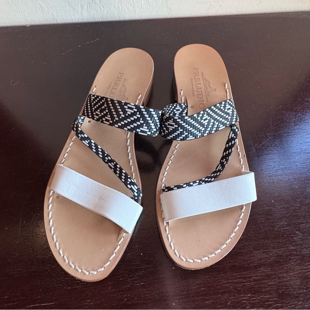 Preludio Capri Custom Leather Sandals Italy